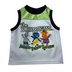 Nickelodeon Y2K 2006 Backyardigans Jersey Shirt 3T Embroidered Vintage Viacom